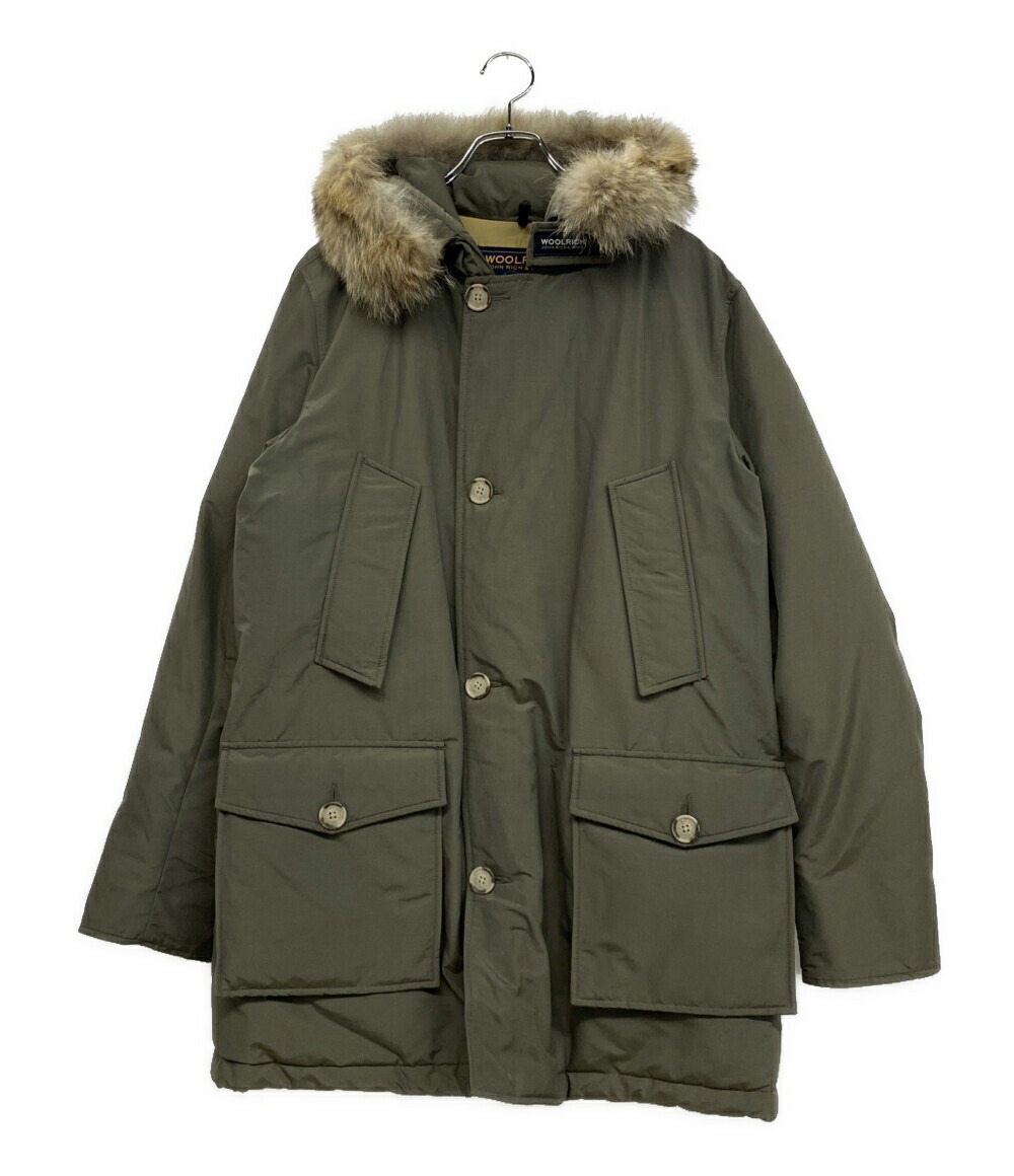 WOOLRICH(ウールリッチ) グースダウンジャケット talon zip ダウンパーカー ファー付き メンズ JPN：M 【中古】【ブランド古着バズストア】 楽天市場】【中古】ウールリッチ WOOLRICH グースダウンジャケット