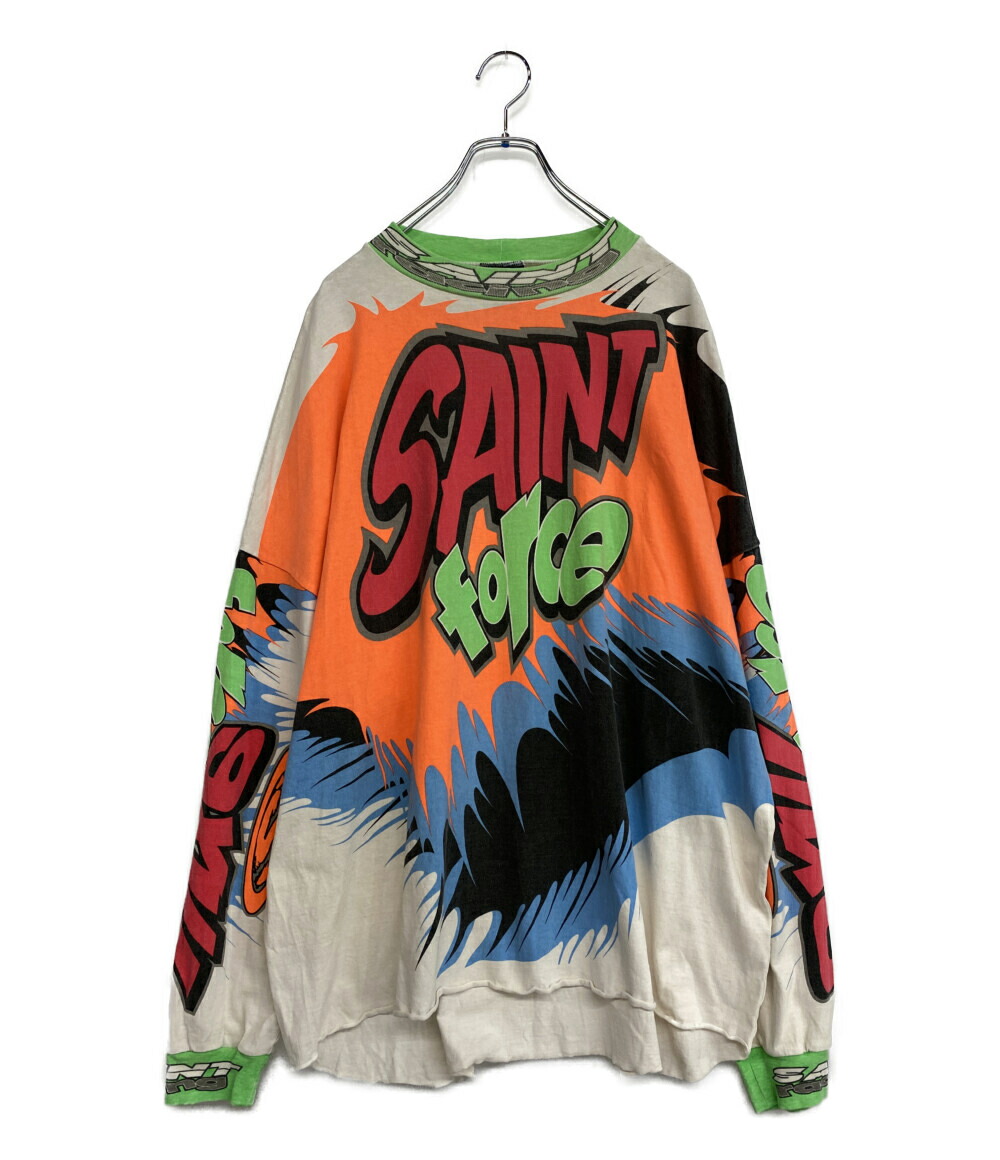 SAINT MICHAEL セントマイケル 24SS 長袖 ロンＴ Lサイズ 楽天市場】SAINT MICHAEL 24ss DESTRUCTION L/S TEE XLサイズ