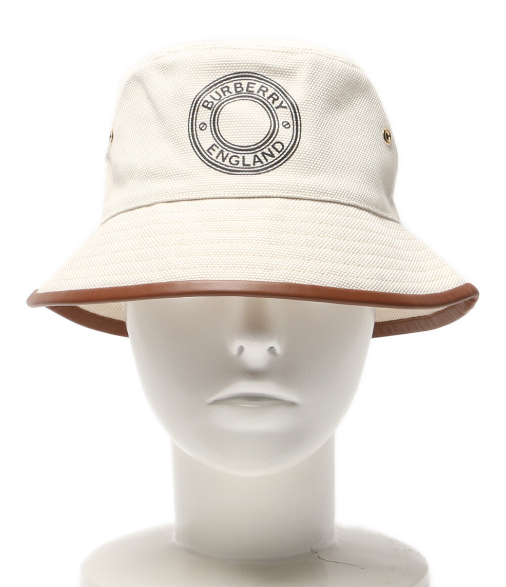【中古】美品 バーバリー ハット Archway Logo Applique Bucket Hat 8027038 レディース SIZE S BURBERRY