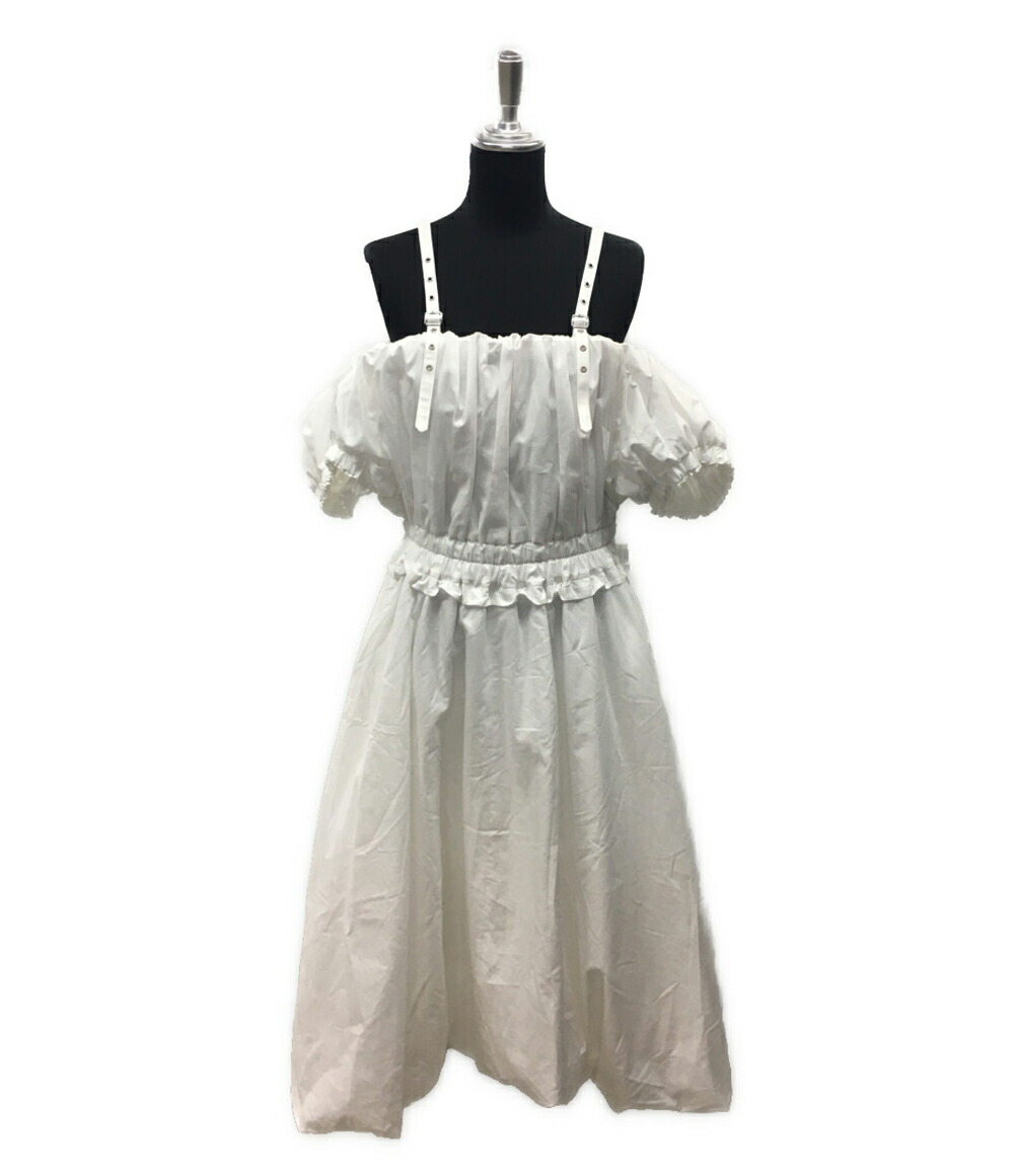 【中古】 ノワールケイニノミヤ パフスリーブワンピース 25SS 3O-O009 レディース SIZE S noir kei ninomiya