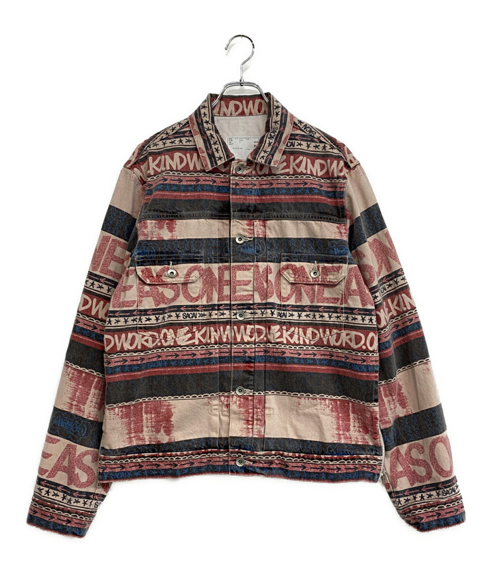 【極美品】Sacai 23SS Eric Haze コラボジャケット 極美品】Sacai 23SS Eric Haze コラボジャケット