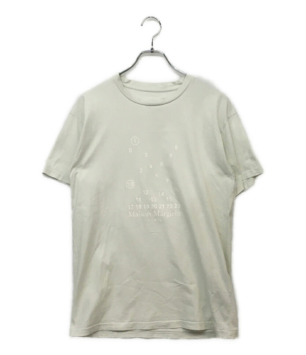 【中古】 メゾンマルジェラ 半袖Ｔシャツ ロゴプリントカットソー 23SS S51GC0521 メンズ SIZE XS Maison Margiela