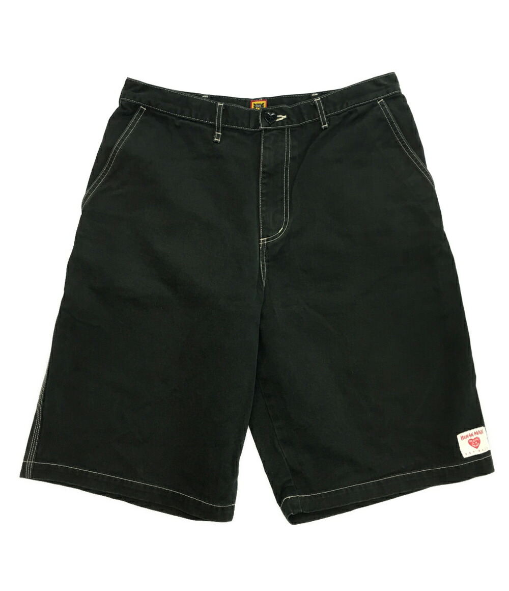 【中古】 ヒューマンメード パンツ BAGGY SHORTS ハーフ綿パン 24SS メンズ SIZE L HUMAN MADE｜Rehello by BOOKOFF