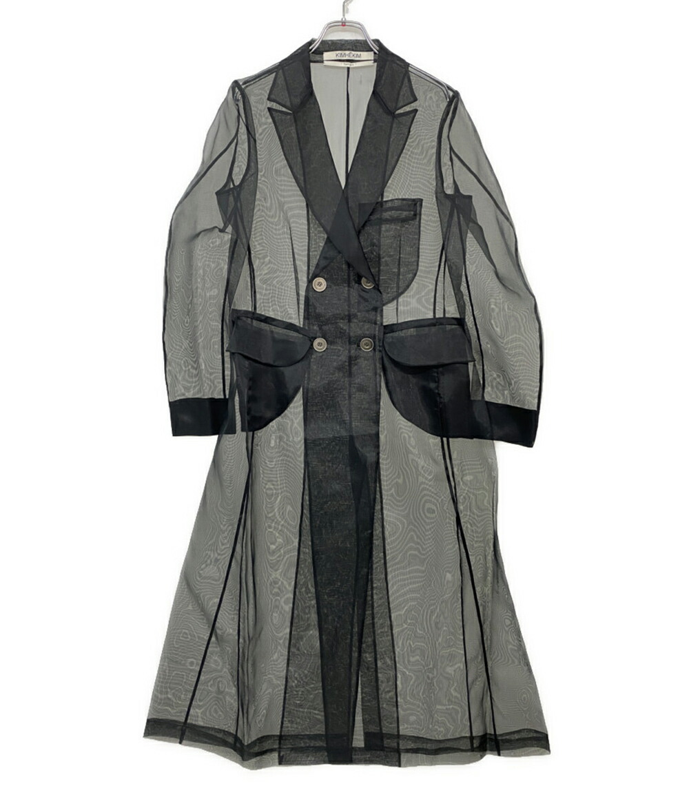 KIMHEKIM キムへキム　パール　ロングジャケット ☆Detachable Pearl Chain Single Jacket/KIMHEKIM☆ (KIMHEKIM