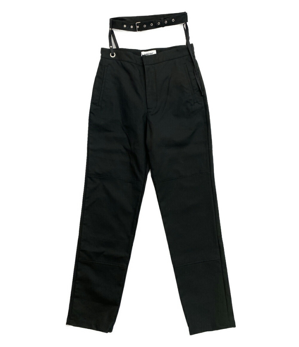 【中古】美品 アンブッシュ ウエストストラップパンツ 12111611 レディース SIZE 1 AMBUSH