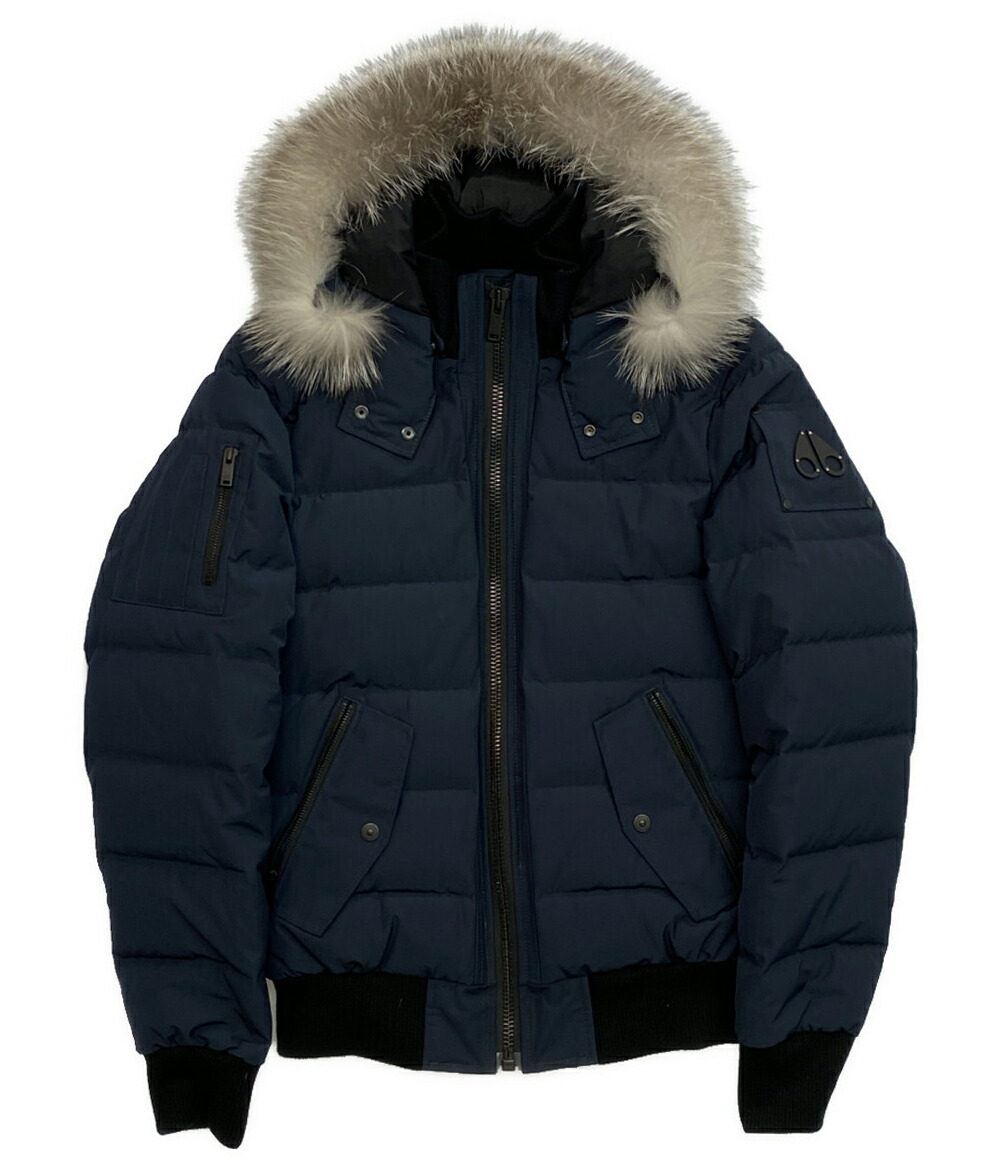美品✨ムースナックルズ サントフレイヴィ ボンバー MOOSE KNUCKLES ムースナックルズ ダウンジャケット MINNENTONKA