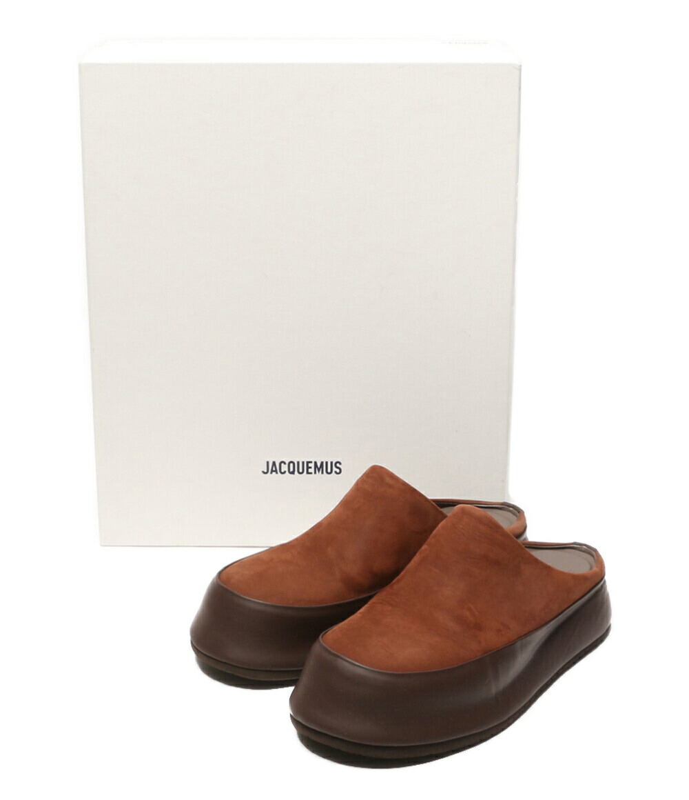 【中古】 ジャックムー スウェードミュールサンダル メンズ SIZE 41 JACQUEMUS