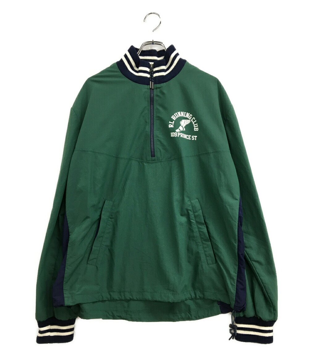 【中古】美品 ラルフローレン 上衣 下唇立ちふさがる クォータージップ  メンズ SIZE L RALPH LAUREN