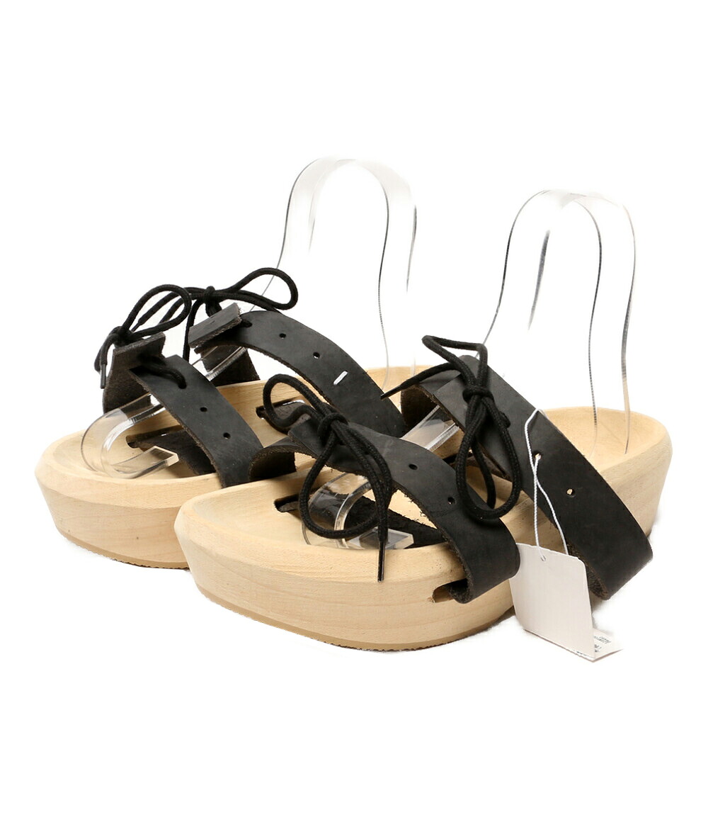 【中古】美品 メゾンマルジェラ ウッドソールサンダル レディース SIZE 37 Maison Margiela22