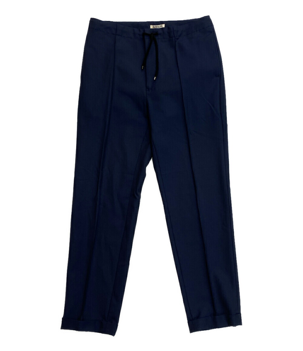 AURALEE 100%ウール スラックス サイズ4 ネイビー 楽天市場】美品 AURALEE ドビー織り ウール スラックス パンツ 0
