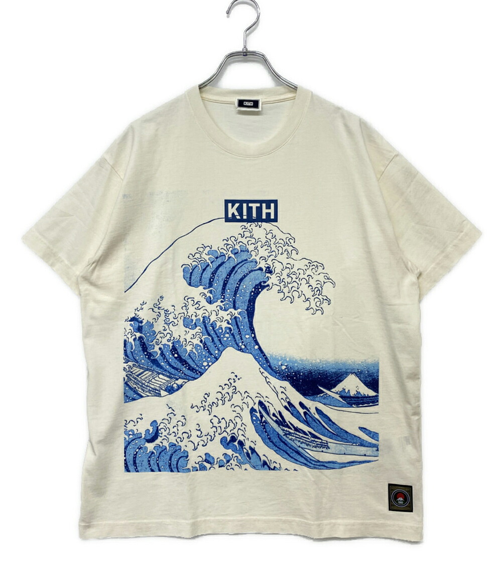 【中古】美品 キス 半袖Ｔシャツ TOKYO GREAT WAVE TEE メンズ SIZE L KITH 15,048円