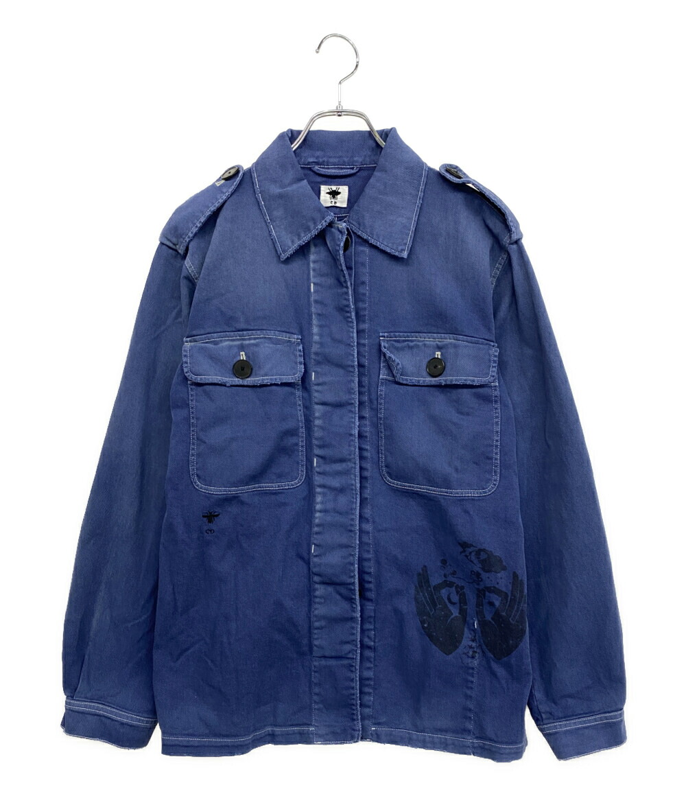 楽天市場】Dior×Sacai ディオール×サカイ デニムジャケット インディゴ 楽天市場】Dior×Sacai ディオール×サカイ デニムジャケット インディゴ