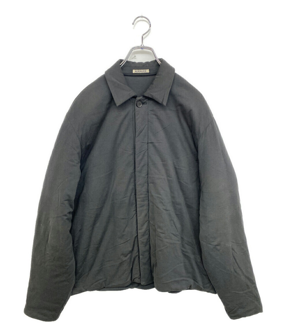 楽天市場】AURALEE 19aw WOOL SERGE CHECK ZIPUP BLOUSON オーラリー
