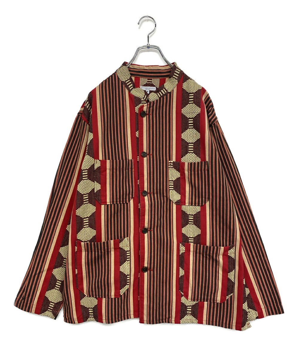 【中古】 エンジニアードガーメンツ 長袖シャツ ETHNIC カバオール レッド メンズ SIZE M ENGINEERED GARMENTS 15,466円