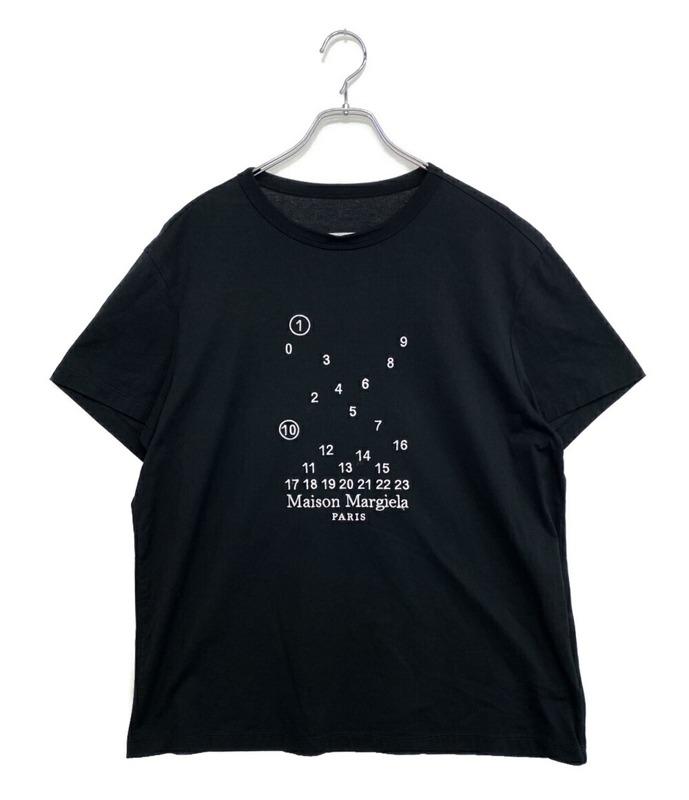 【中古】 メゾンマルジェラ 半袖Ｔシャツ Calender Graphic 2022AW メンズ SIZE L Maison Margiela