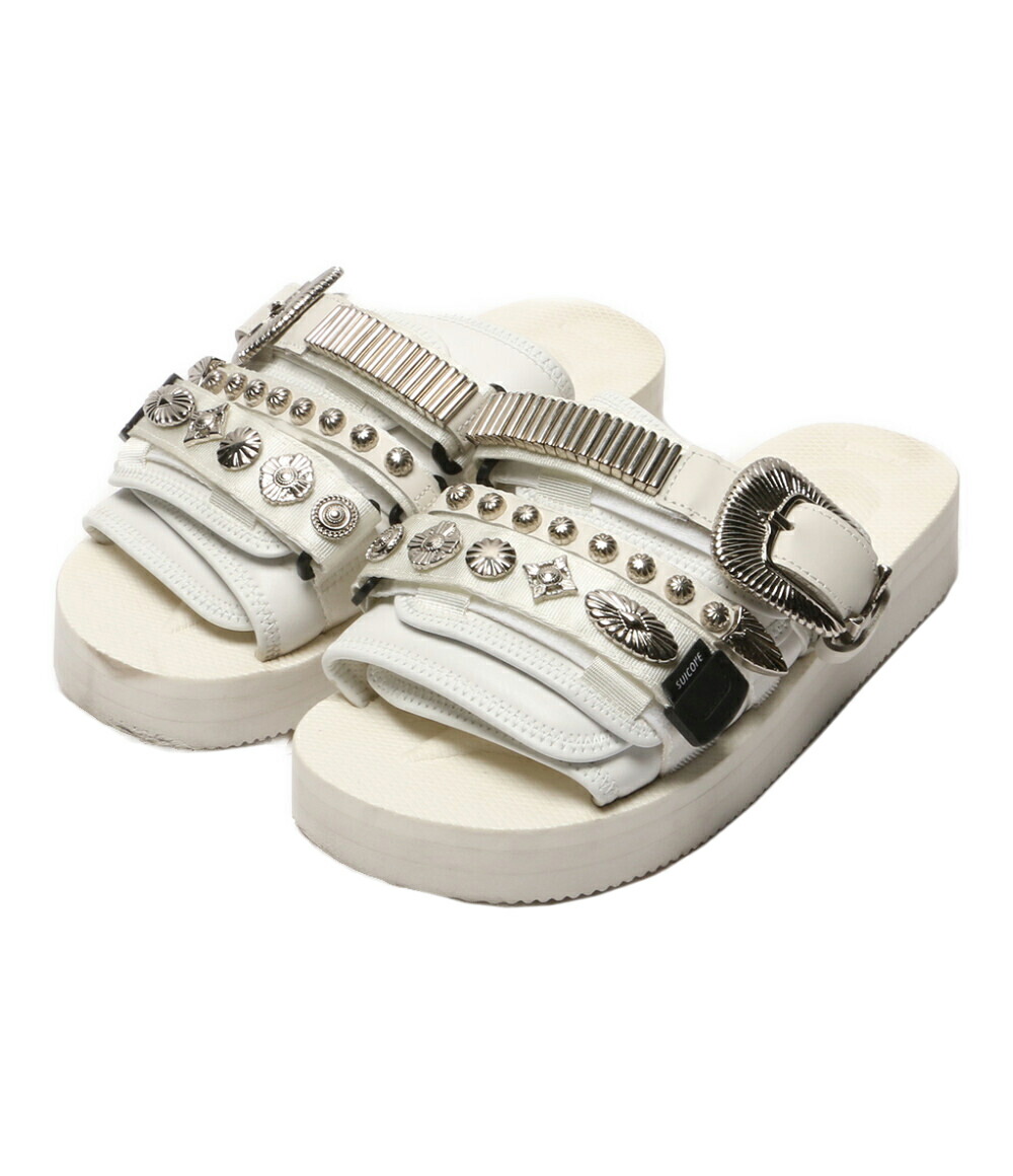 【中古】 トゥーガ スイまかない方 MOTO サンダル WHITE レディース SIZE 25珊 TOGA×SUICOKE