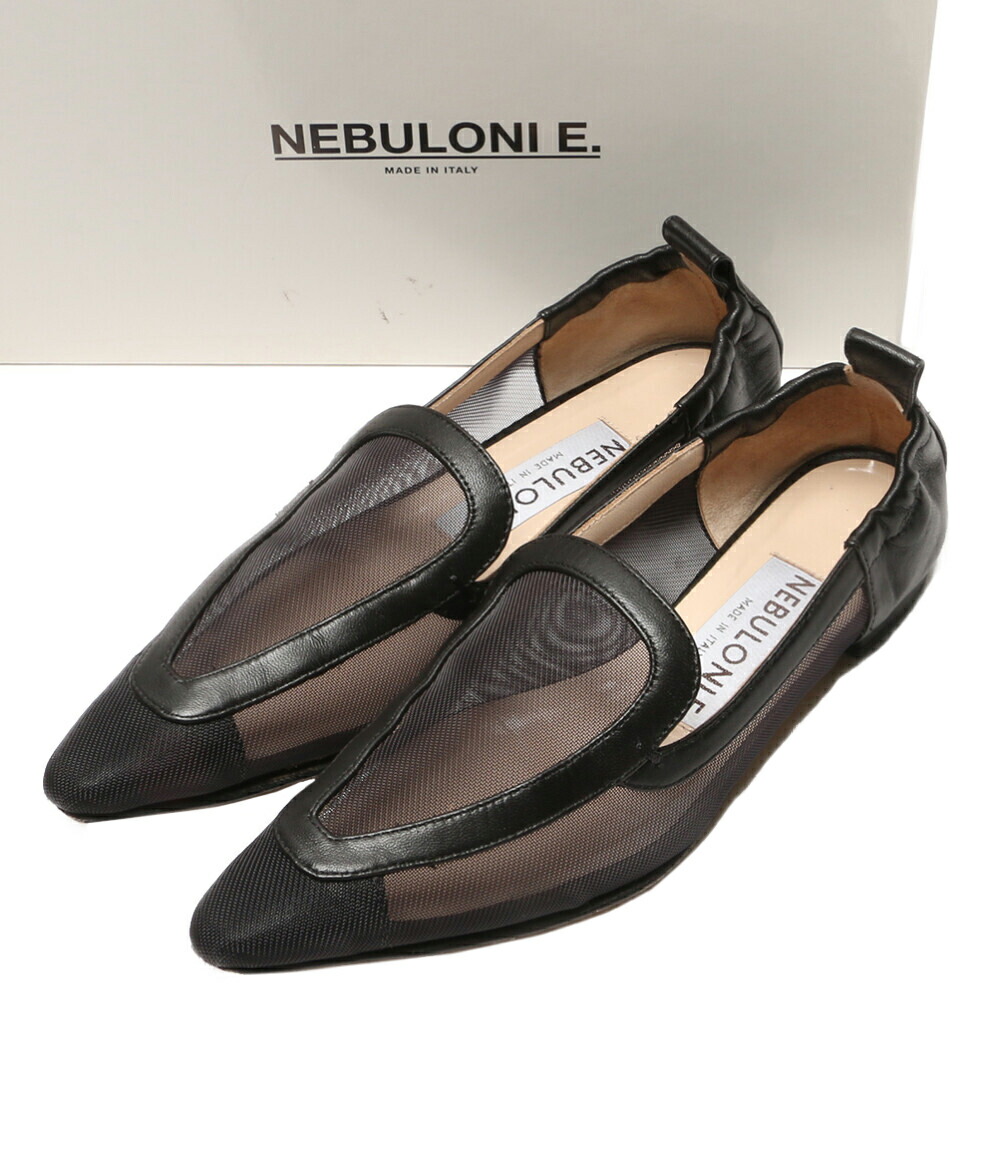 【中古】 ネブローニ シアーローファー レディース SIZE 35.5 NEBULONI E.