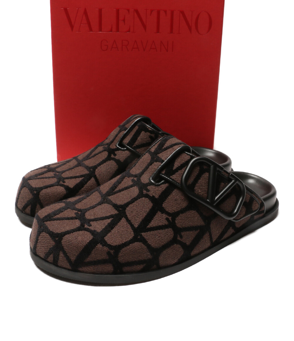 【中古】美品 バレンチノガラバーニ サンダル モノグラム レディース SIZE 40 VALENTINO GARAVANI