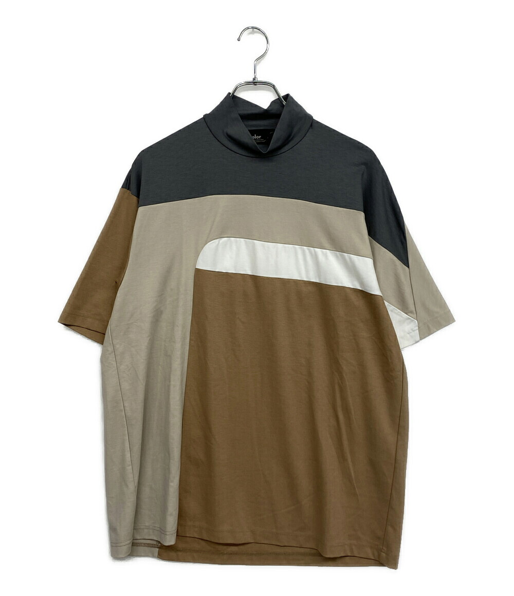 【中古】美品 色合い 半袖Ｔシャツ ライトポンチハイネックカットソー 24SS 24SCM-T03202 メンズ SIZE 2 kolor