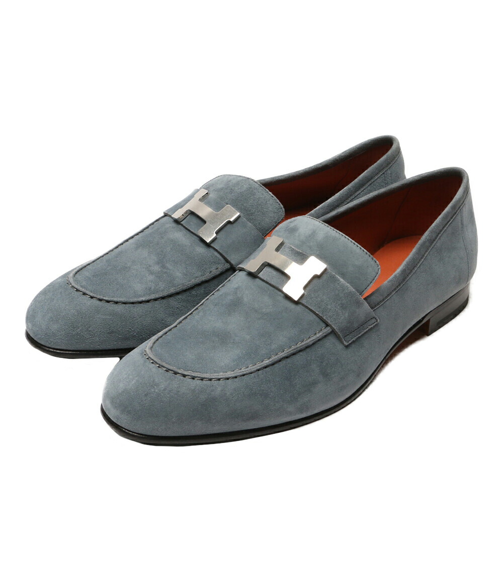 【中古】 エルメス モカシン モカシンパリ スウェード メンズ SIZE 42 HERMES