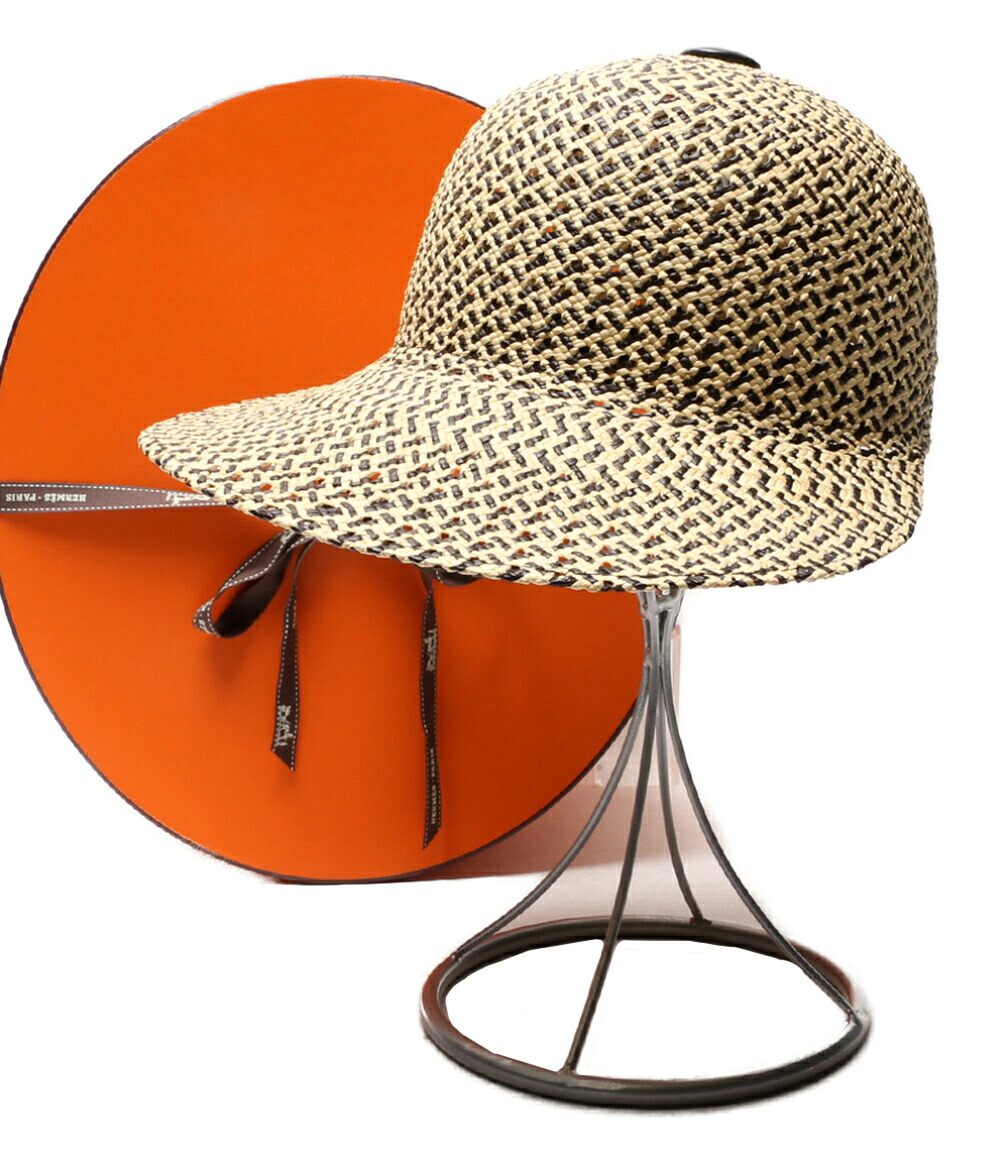 【中古】 エルメス タンザニアストローキャップ 21SS レディース SIZE 56 HERMES 28,600円
