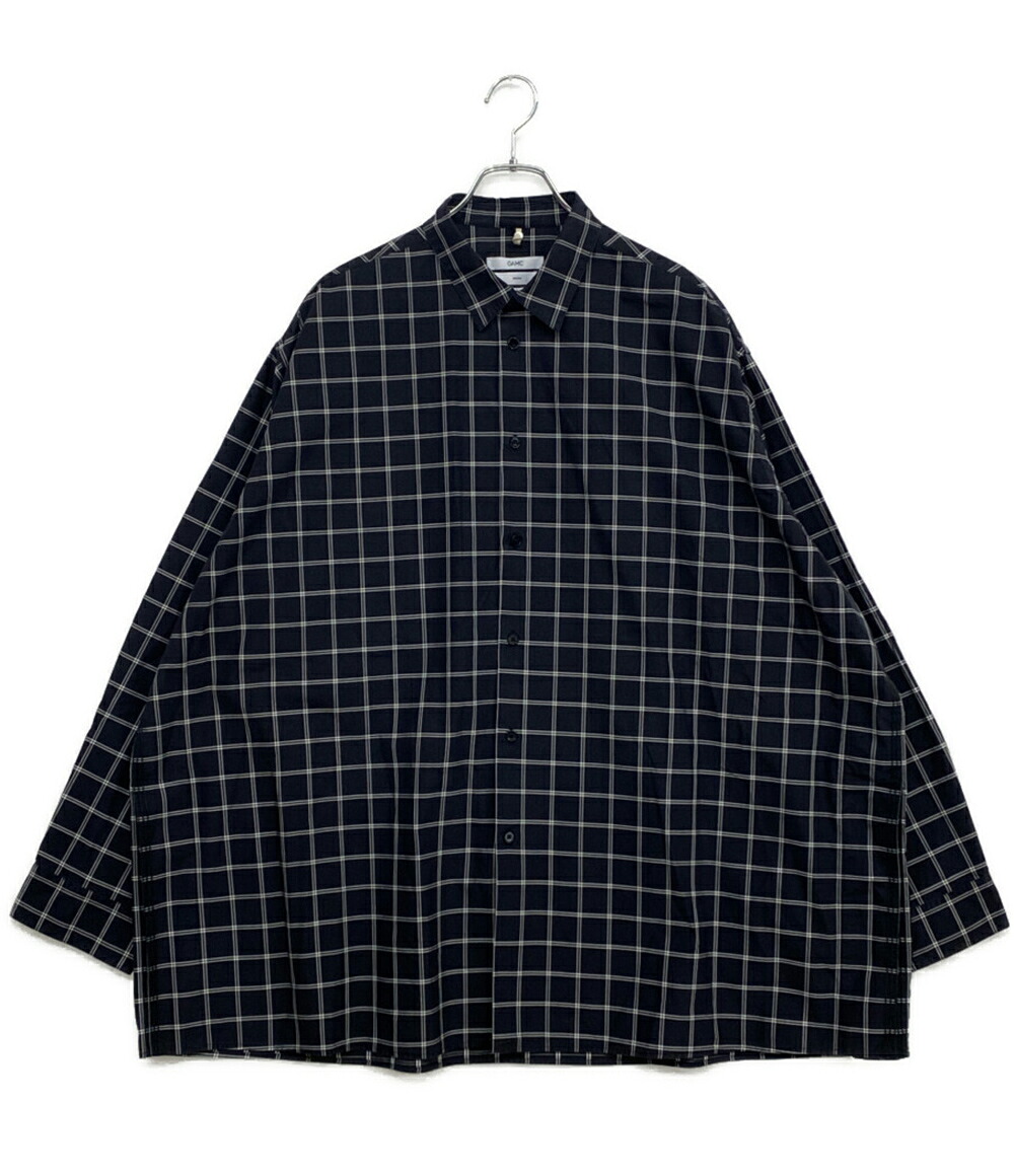 【中古】 オーエーエムシー 長袖シャツ Apology Shirt サイドスリット チェック OAMP602560 メンズ SIZE M OAMC