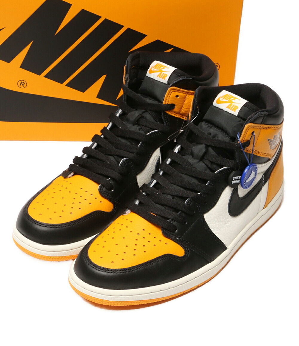 【中古】美品 ナイキ スニーカー AIR JORDAN 1 RETRO HIGH OG TAXI 555088-711 メンズ SIZE 30cm NIKE
