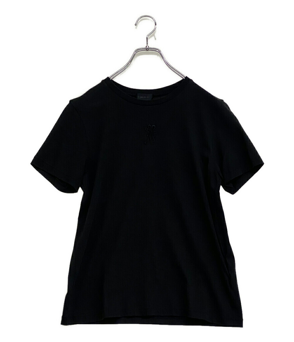 【中古】 モンクレール 半袖Ｔシャツ ブラック c-scom-23-40271 レディース SIZE M MONCLER