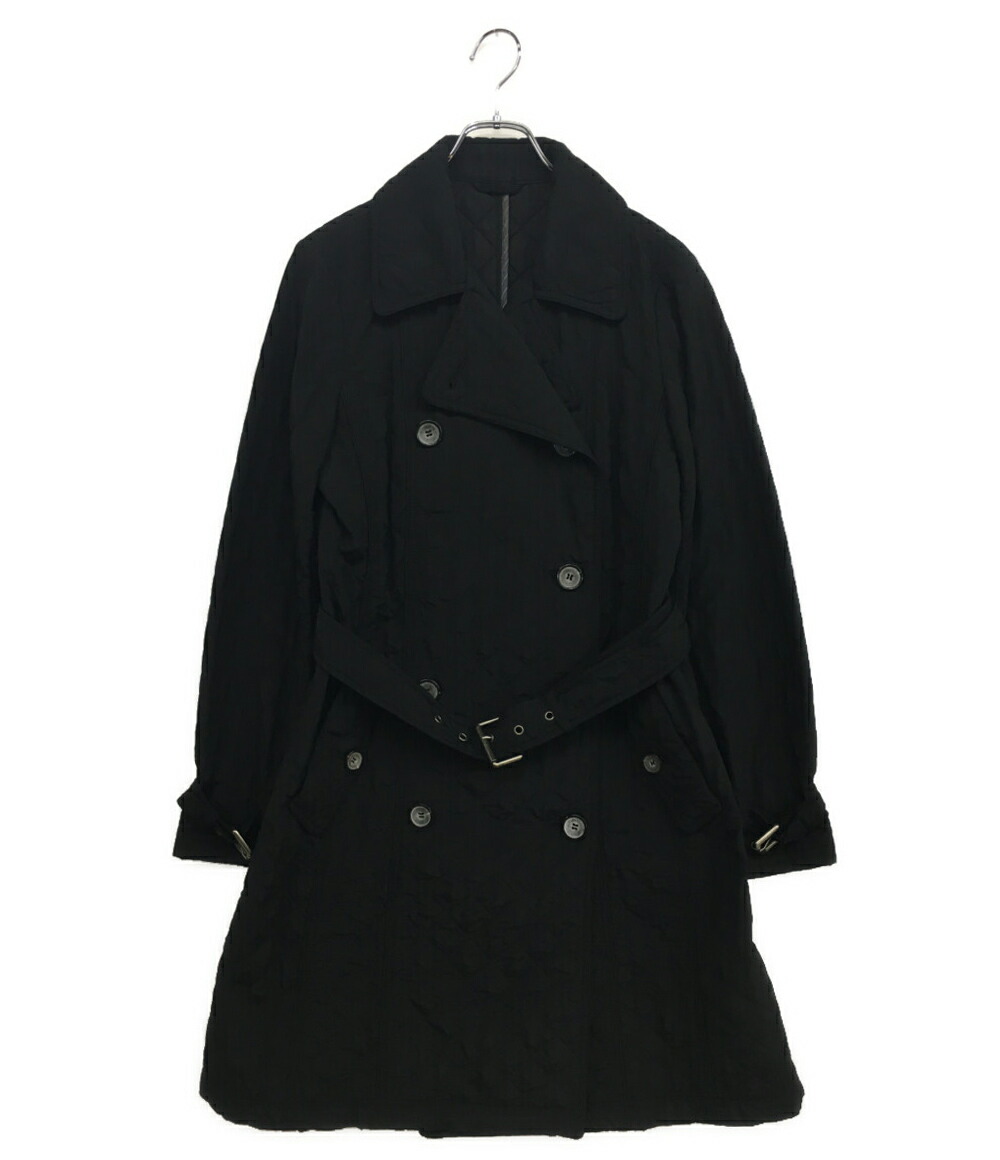 【中古】 マックスマーラ ウィークエンド トレンチコート ブラック キルティング 54860289 レディース SIZE 44 MAX MARA Weekend