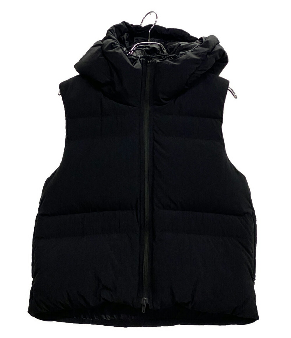 【中古】 ワイスリー ダウンベスト ブラック 10P003 レディース SIZE XS Y-3