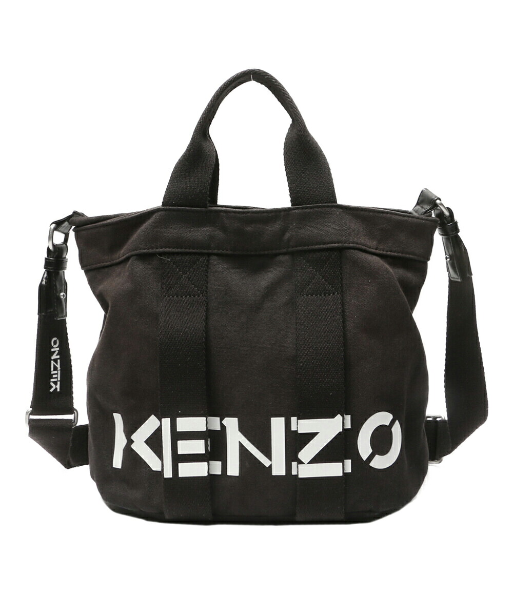 【中古】 ケンゾー ショルダーバッグ 帆布出どころ AL1201-FC5 黒いこと メンズ KENZO