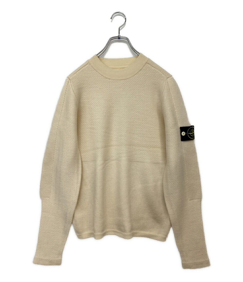 【中古】 ストーンアイランド 編み物 白いこと メンズ SIZE M STONE ISLAND