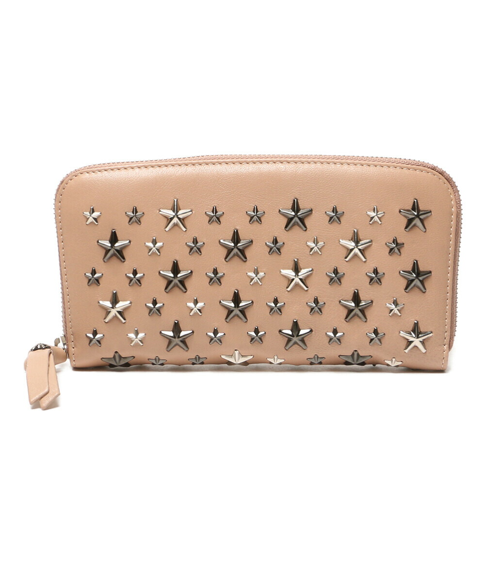 楽天市場】ジミーチュウ JIMMY CHOO 長財布 スタースタッズ ピンク系