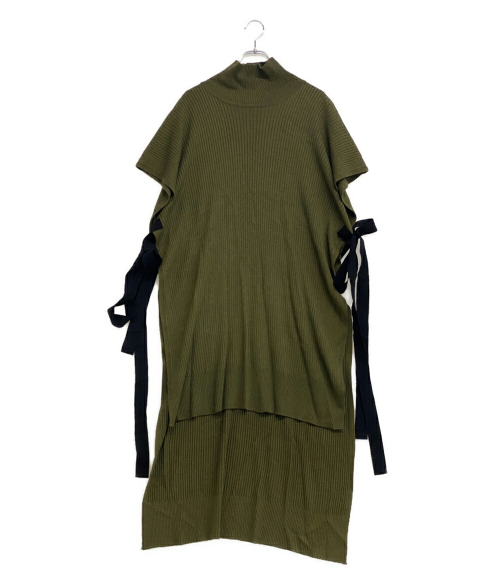 【中古】 エムエムシックス ハイネックリブニットワンピース レディース SIZE S MM6