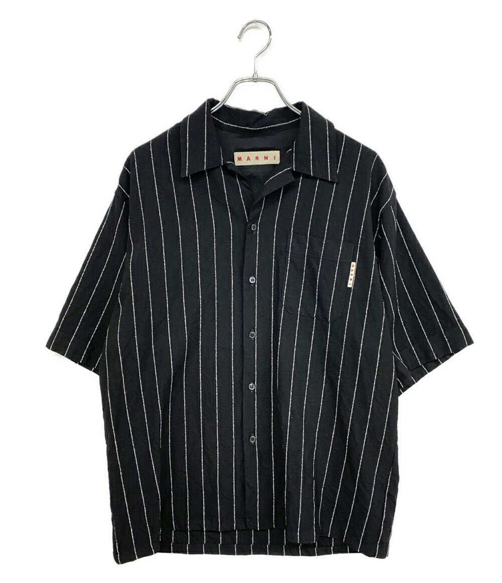 【中古】 マルニ 半袖オープンカラーシャツ 22SS CUMU0213U0 メンズ SIZE 48 MARNI