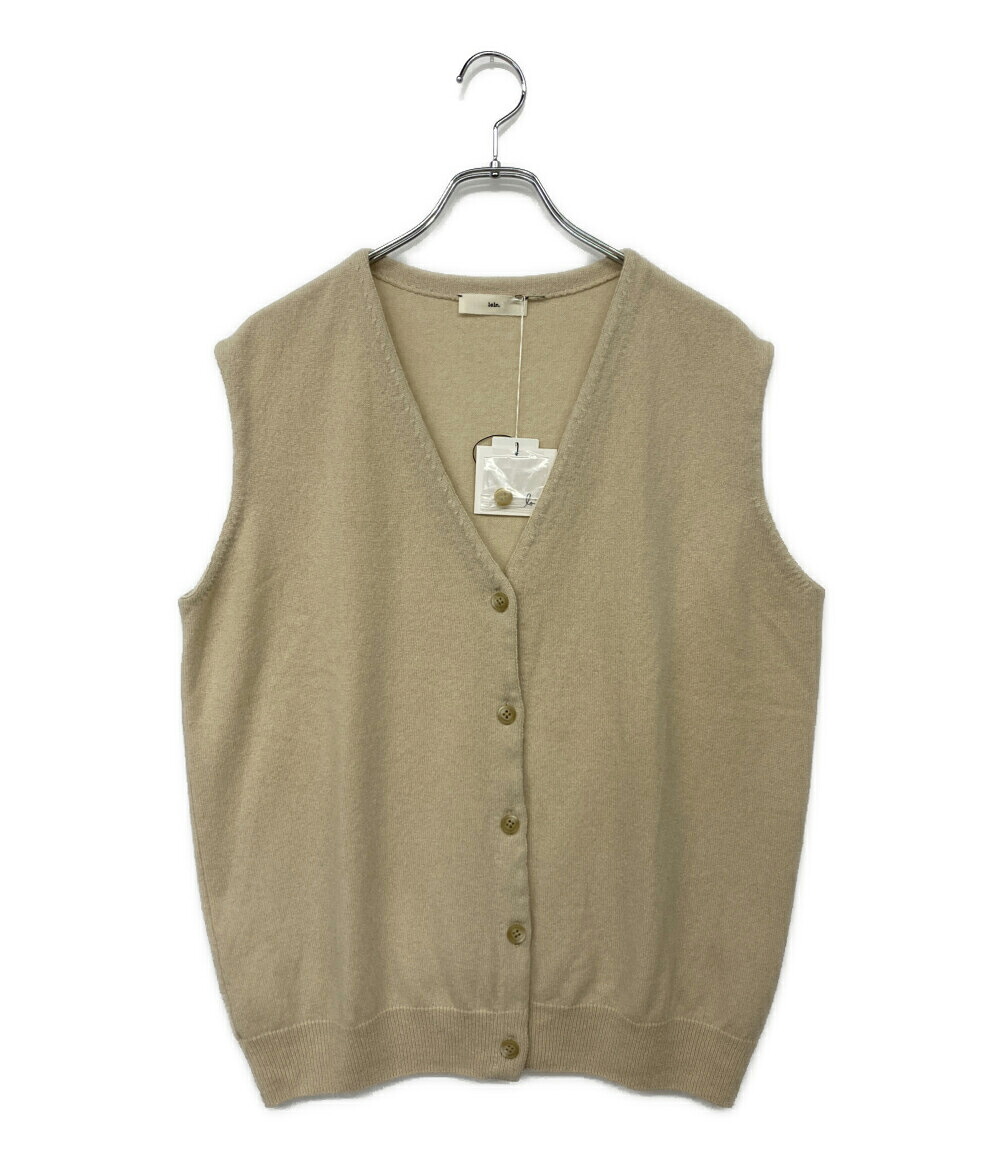 【中古】美品 ロワン ベスト カシミヤ100 5LN0001 レディース SIZE F loin｜Rehello by BOOKOFF