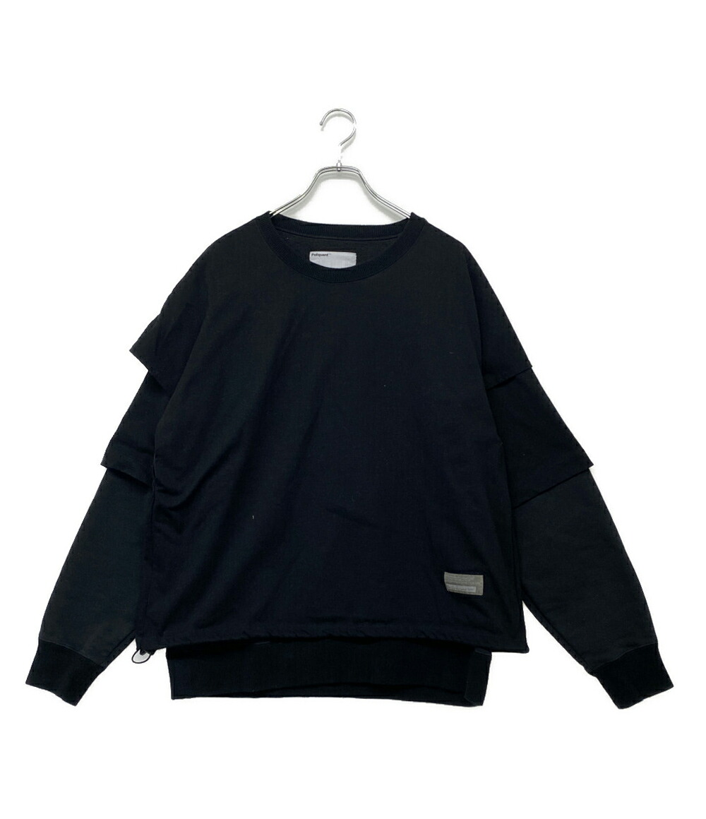 【中古】 ポリクアント レイヤード風スウェット THE LAYERED L S SWEATSHIRT メンズ SIZE 3 Poliquant