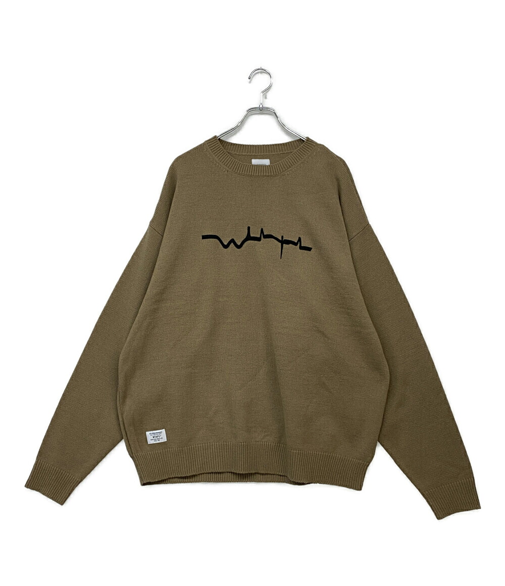 【中古】 ダブルタップス ニット 212MADT-KNM02 VIBES SWEATER 21AW メンズ SIZE 4 WTAPS