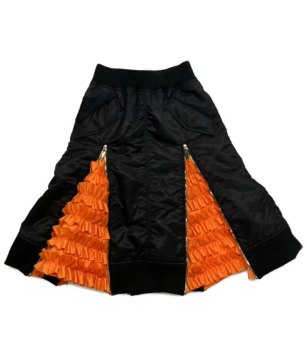 【中古】 ノワールケイニノミヤ スカート ナイロンツイル 2WAY 24AW 3P-S018 レディース SIZE S noir kei ninomiya｜Rehello by BOOKOFF