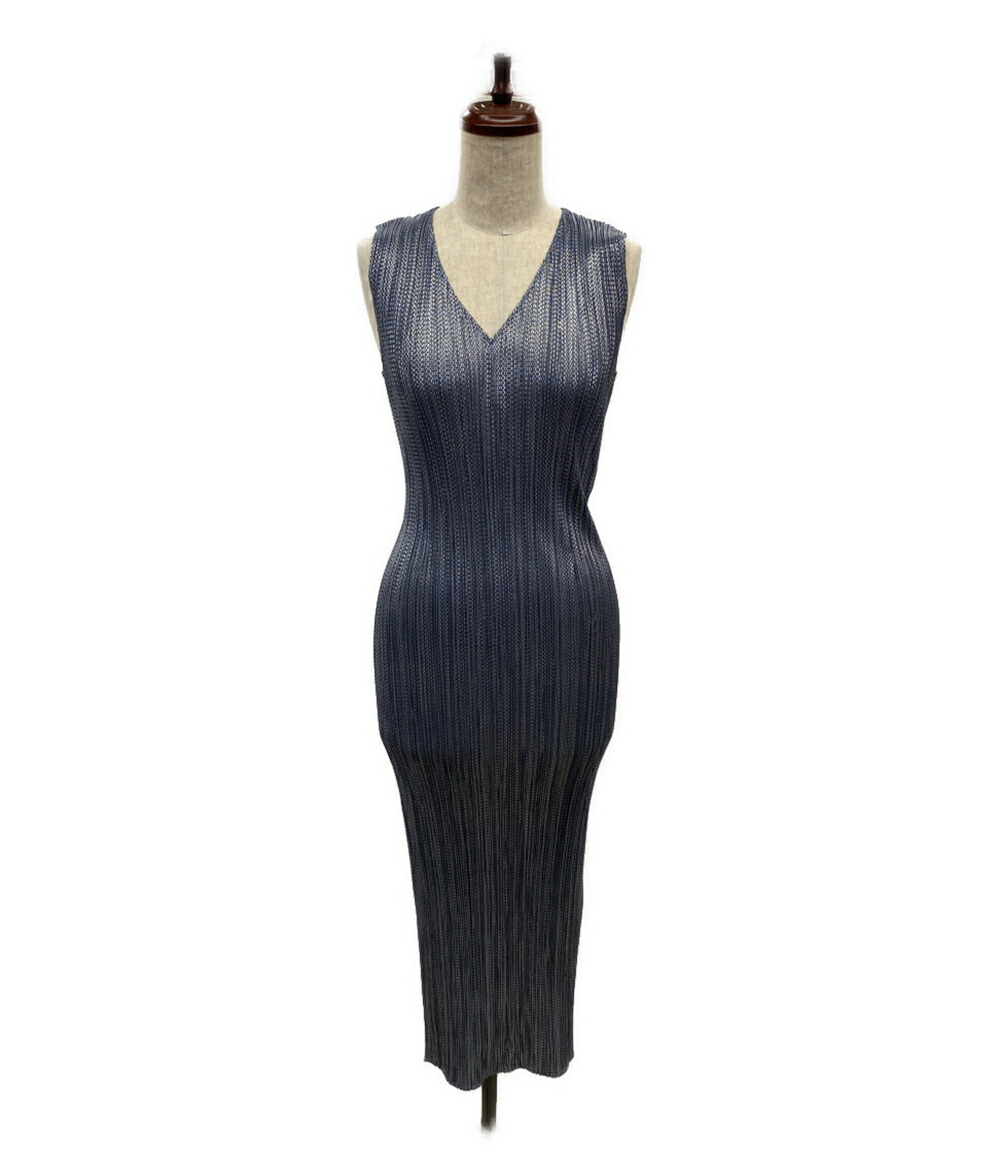 【中古】 筋目プリーズ ノースリーブ衣装  PP89-JH416 レディース SIZE 2 PLEATS PLEASE