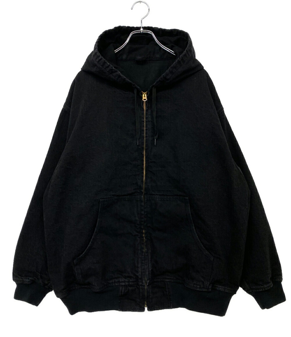 【中古】 コモリ デニムパーカー ブラック C03-01003 メンズ SIZE 3 COMOLI