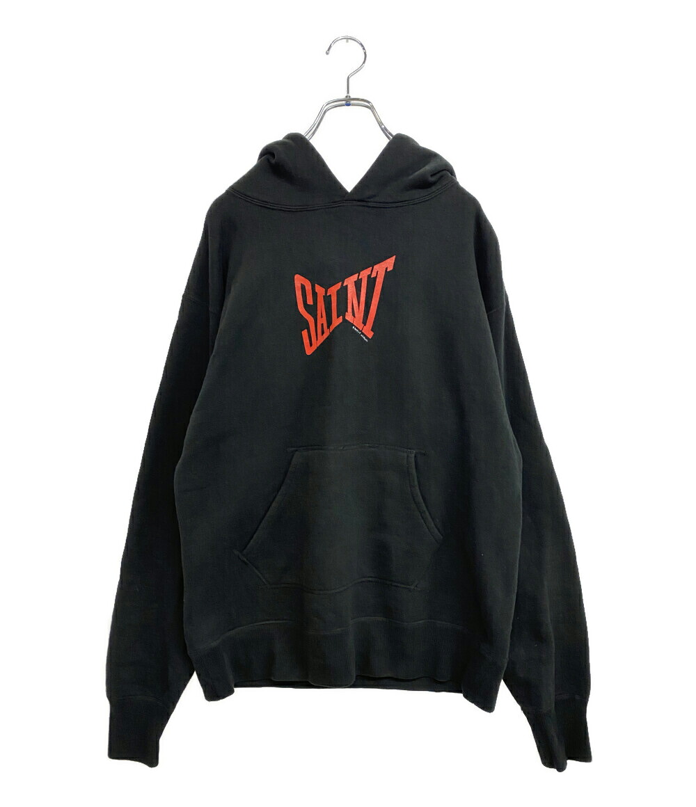 【中古】 セントマイケル パーカー ロゴフーディ 21SS メンズ SIZE M SAINT MICHAEL
