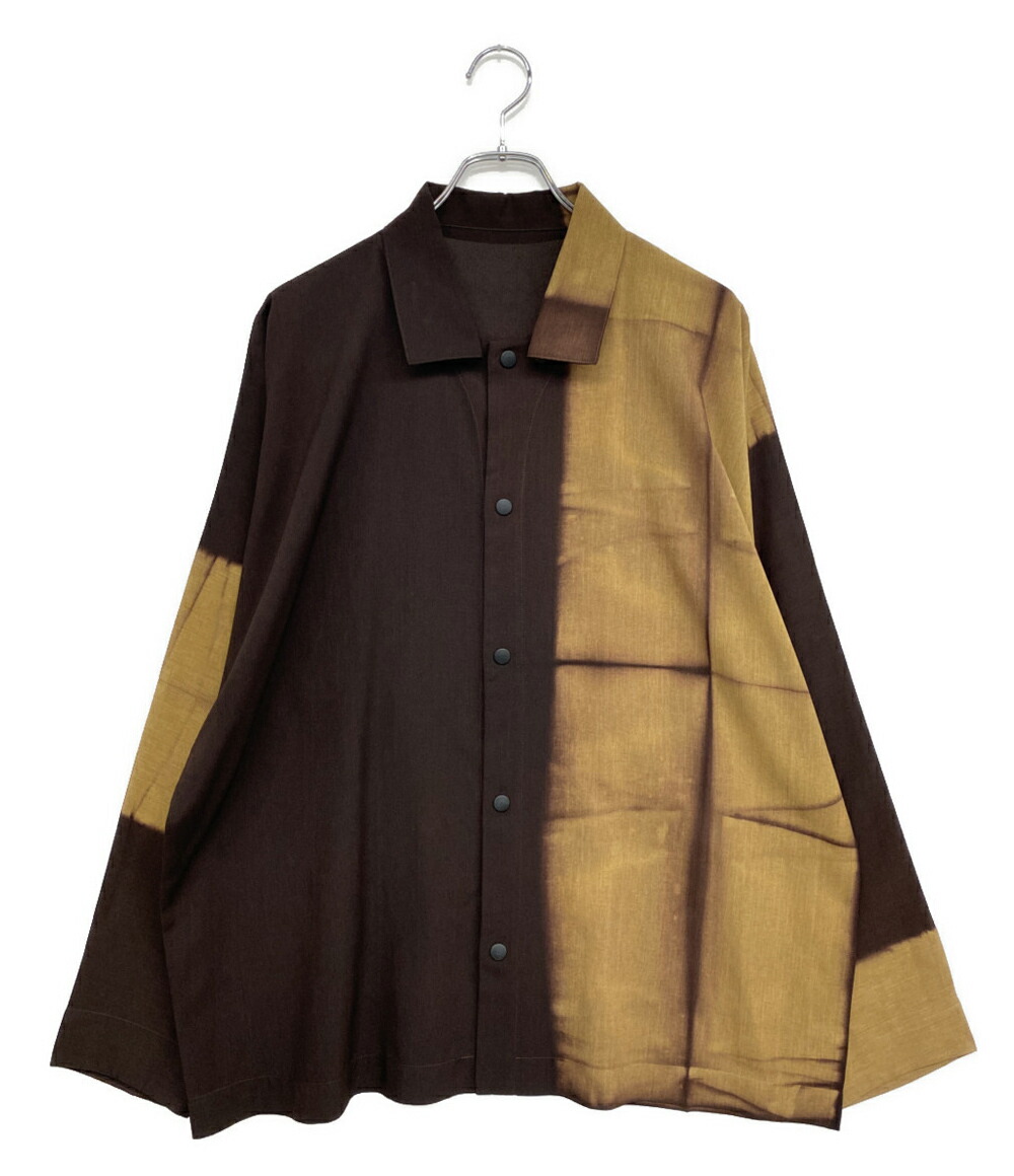 【中古】美品 イッセイミヤケ アイム メン 長袖シャツ ITAJIME SHIRT 24AW LA43FJ100 メンズ SIZE 3 IM MEN ISSEY MIYAKE