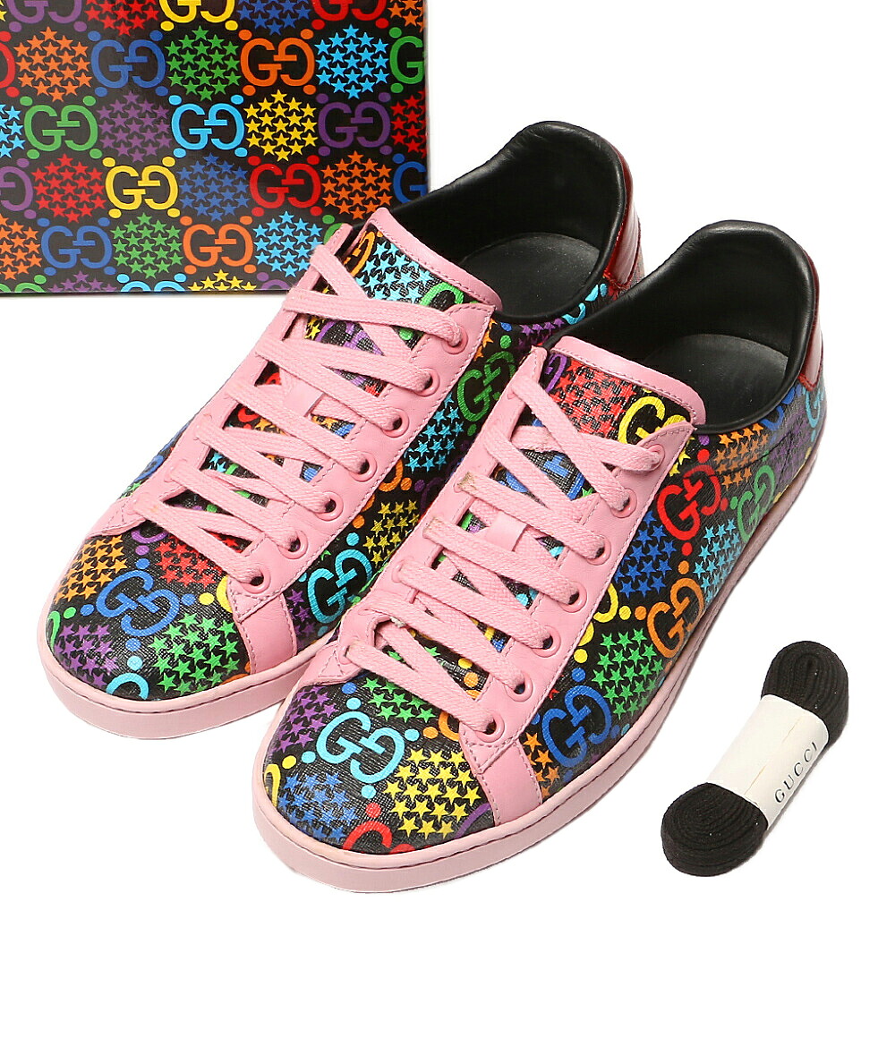 【中古】 グッチ スニーカー GGサイケデリック 610086 レディース SIZE 38 GUCCI