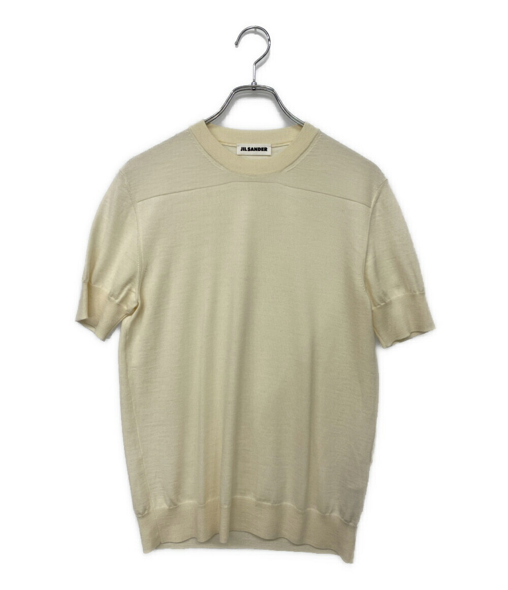 【中古】美品 ジルサンダー 半袖ニット J22GC0104 レディース SIZE 46 Jil sander