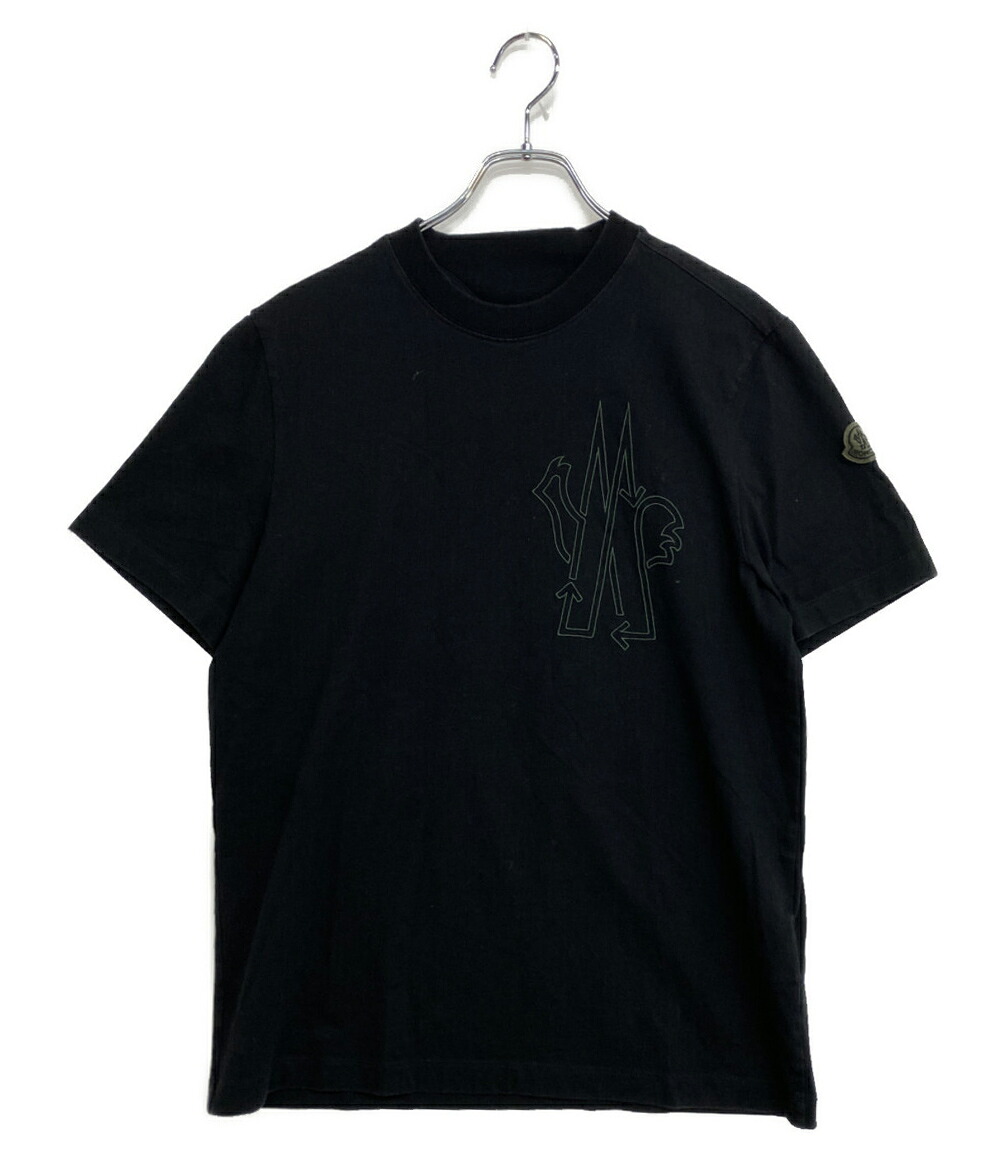 【中古】 モンクレール 半袖Ｔシャツ BORN TO PROTECT ブラック 22ss メンズ SIZE S MONCLER 24,640円