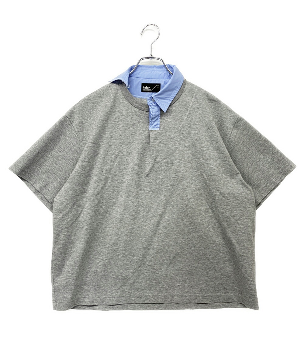 【中古】 カラー 25SS カラー切替Tシャツ メンズ SIZE 1 kolor