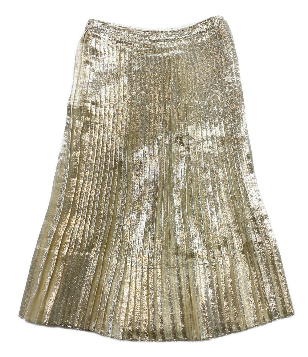 【中古】 ジルサンダー スカート プリーツ ゴールド レディース SIZE 34 Jil sander