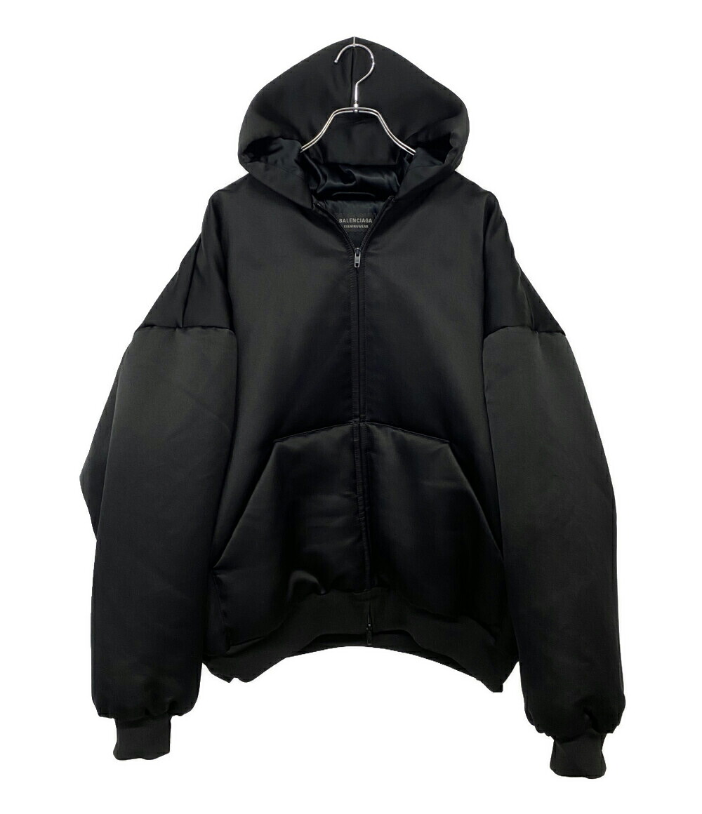 楽天市場】【中古】 バレンシアガ 中綿ジャケット フーディ ブラック 