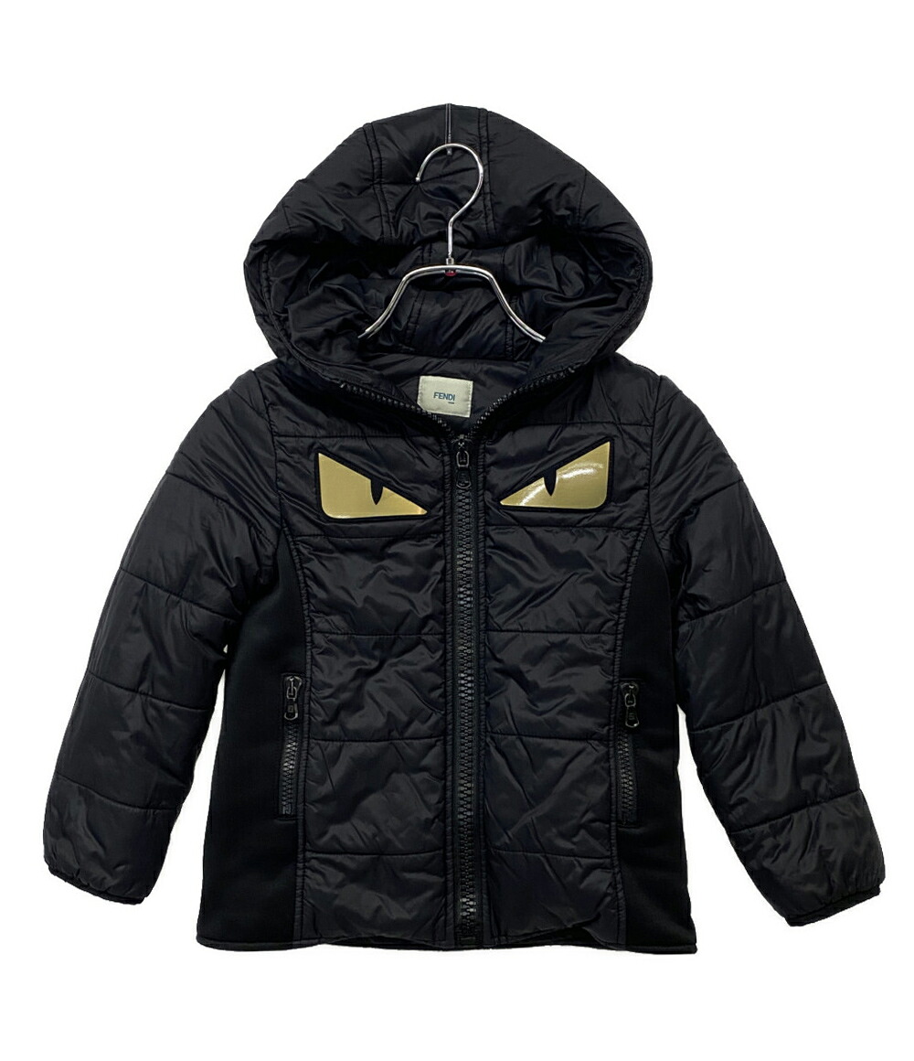 【中古】 フェンディ 中綿上衣 フーディ バグス キッズ SIZE 4A FENDI